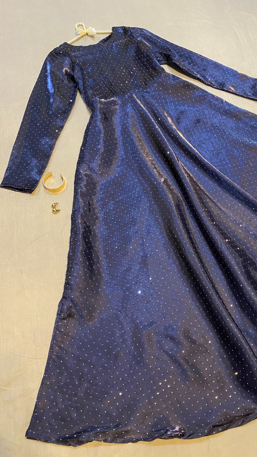 Rhinestone Luxe Umbrella Frock