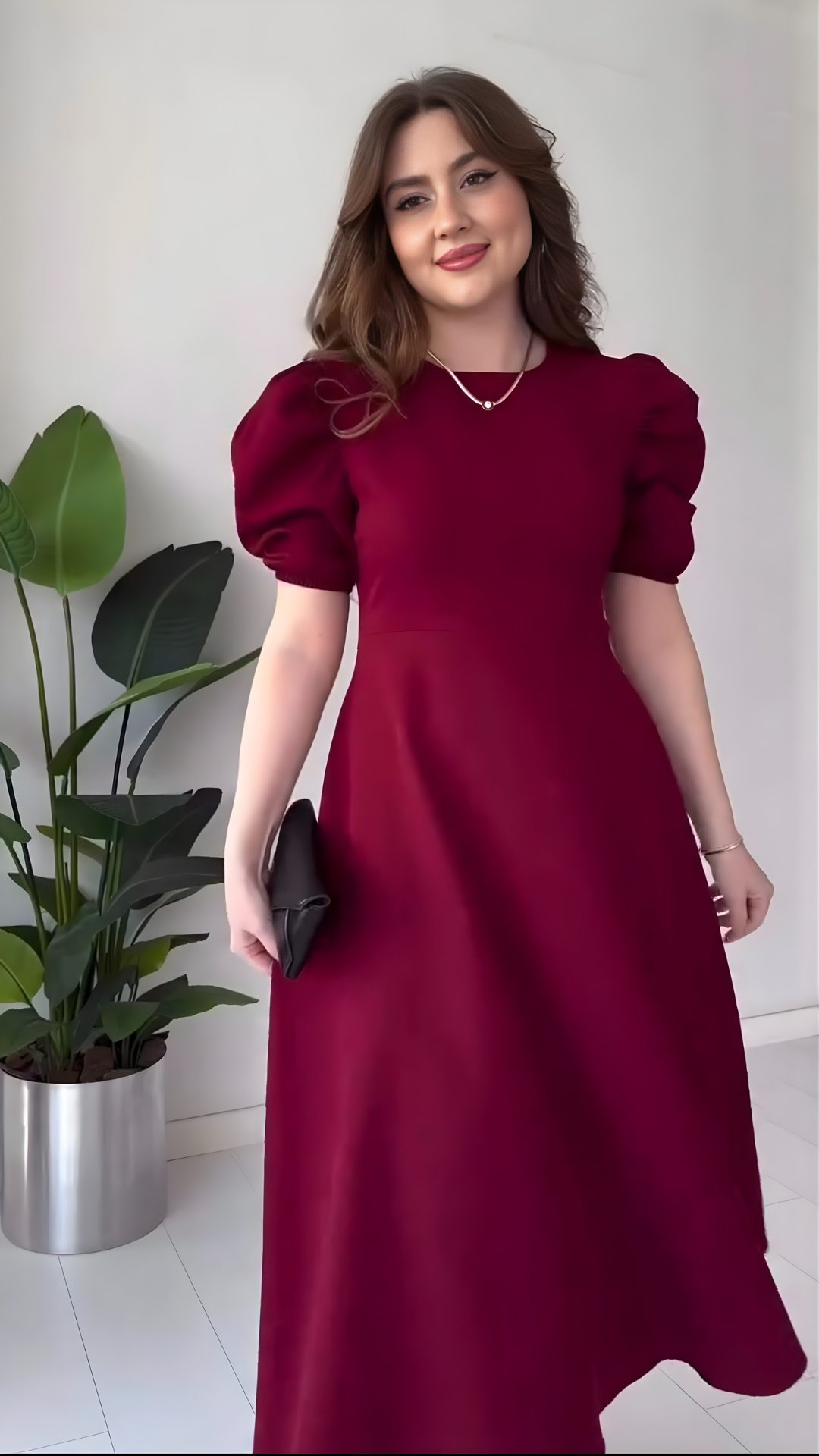 Elara Regal Flow Georgette Frock