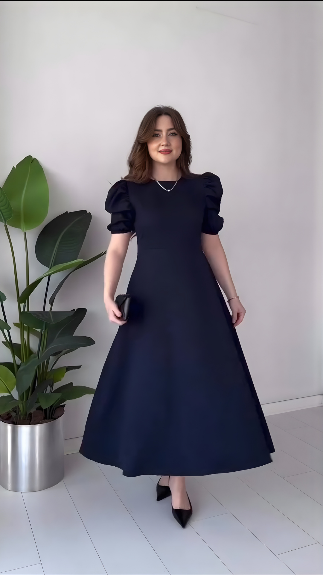 Elara Regal Flow Georgette Frock