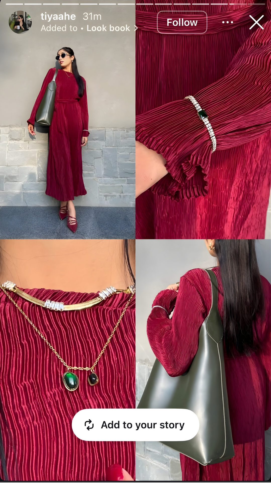 Noir Elegance Pleated Bodycon Dress