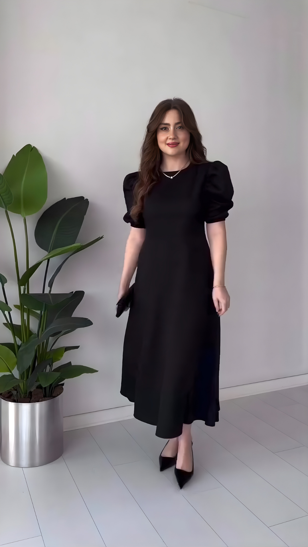 Elara Regal Flow Georgette Frock