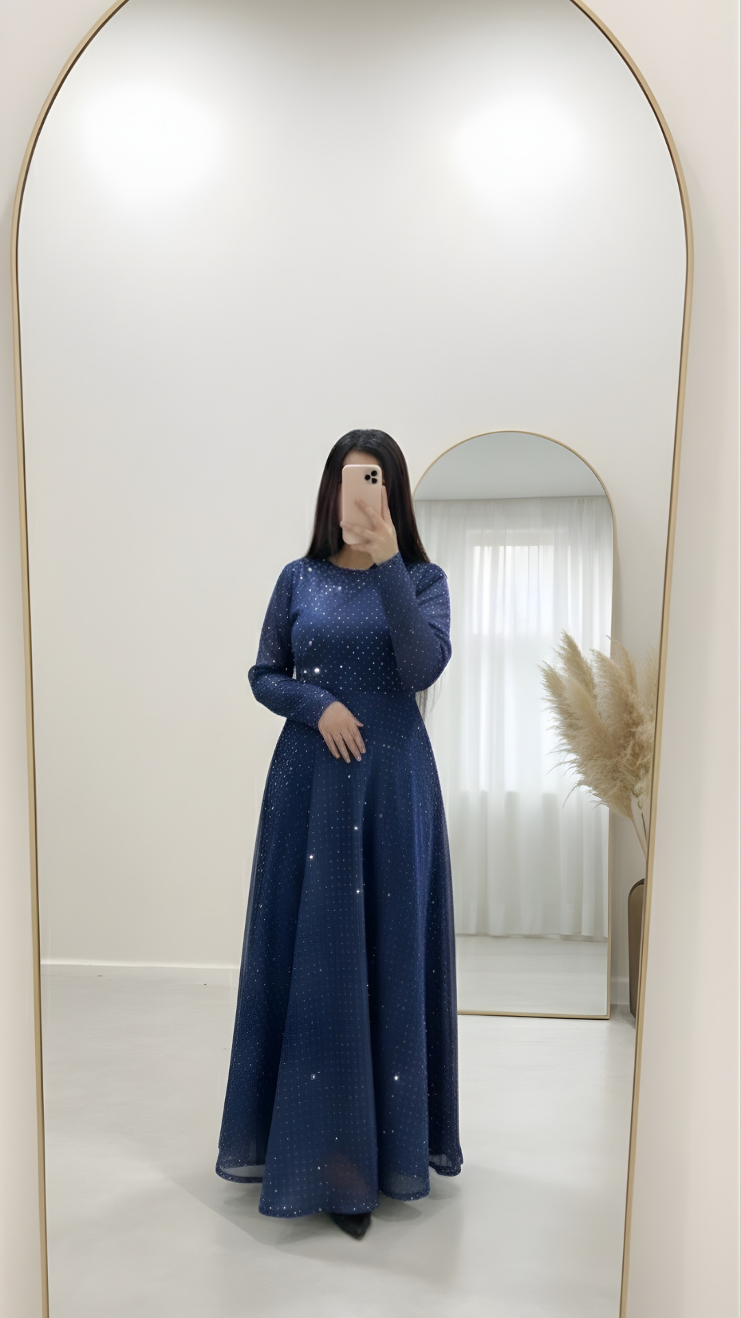 Rhinestone Luxe Umbrella Frock