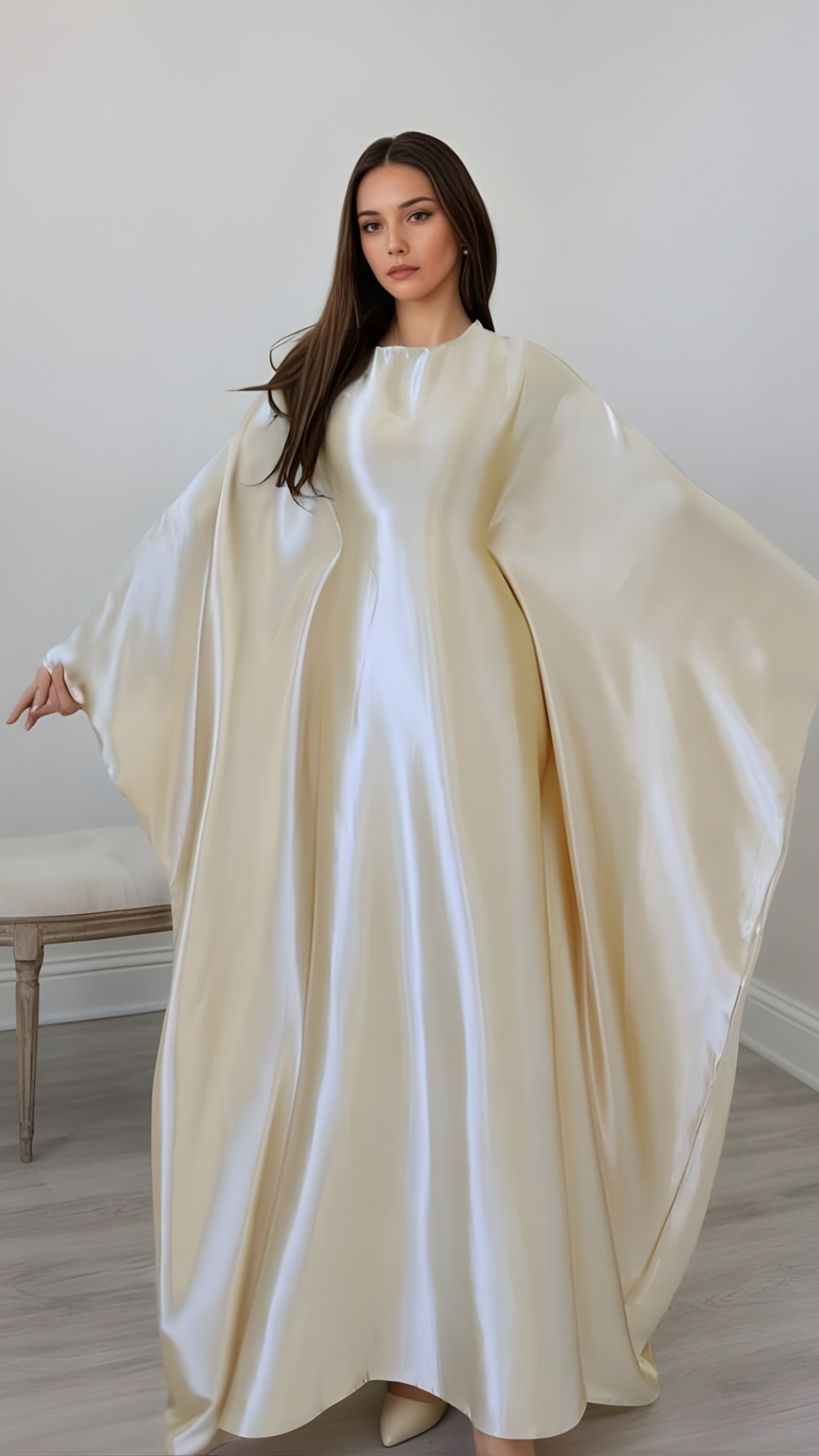Regal Aura Premium Arabic Silk Kaftan