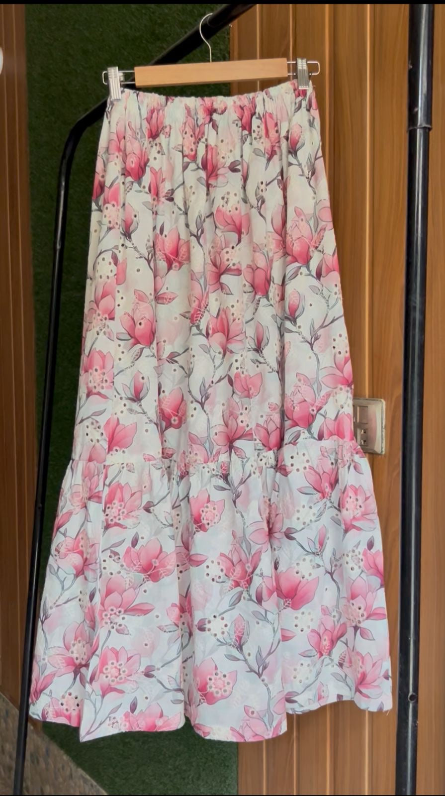 Nooré Luxe Embroidered Chikankari Skirt Set